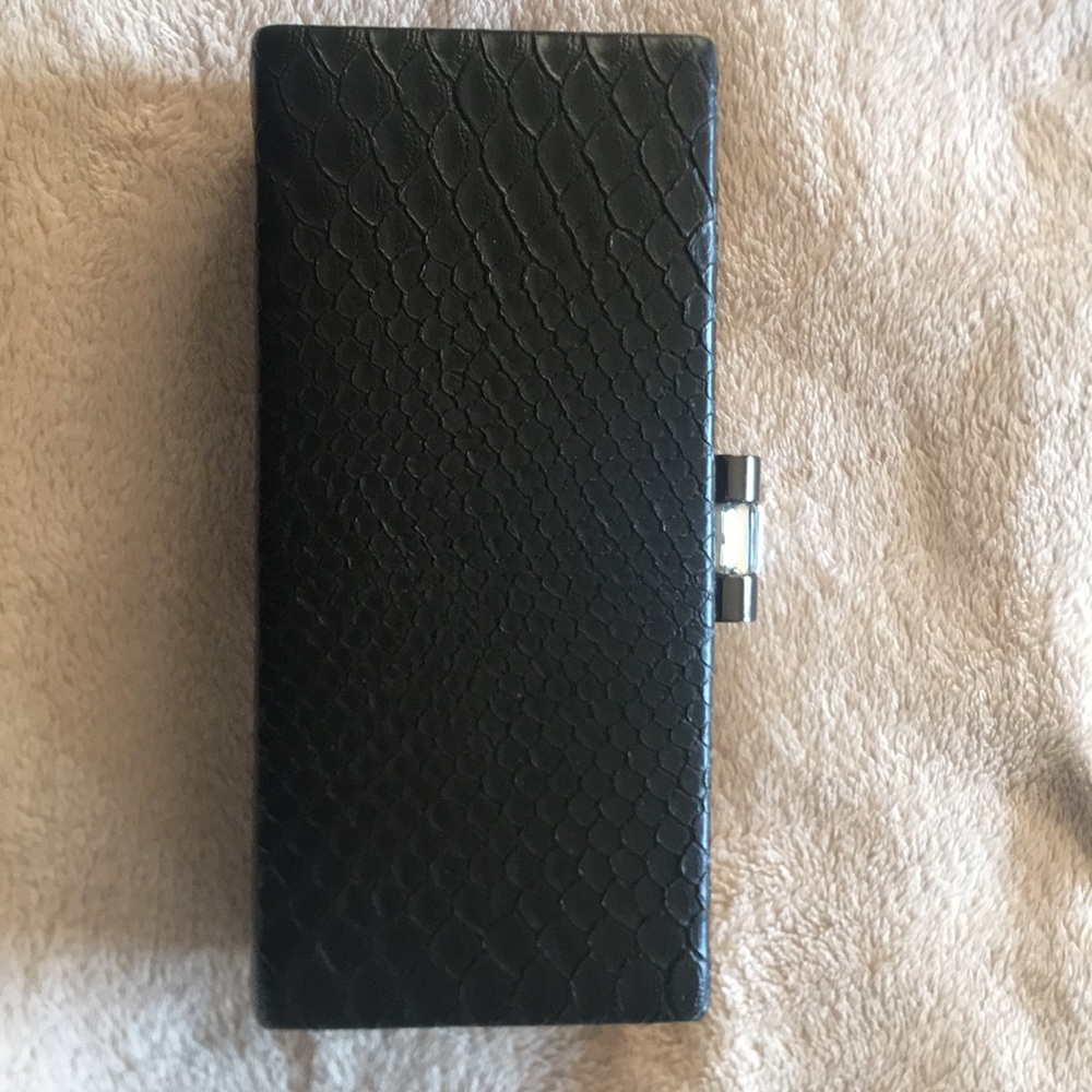 Jessica McClintock black evening bag
